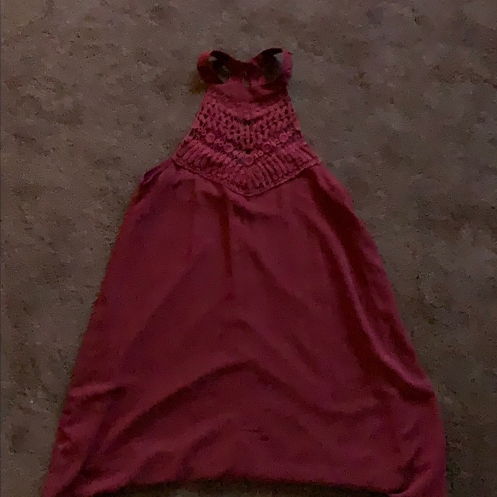 Maroon Dress